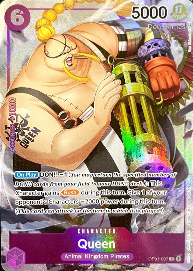 OP01-097 Queen Character Card Alternate Art