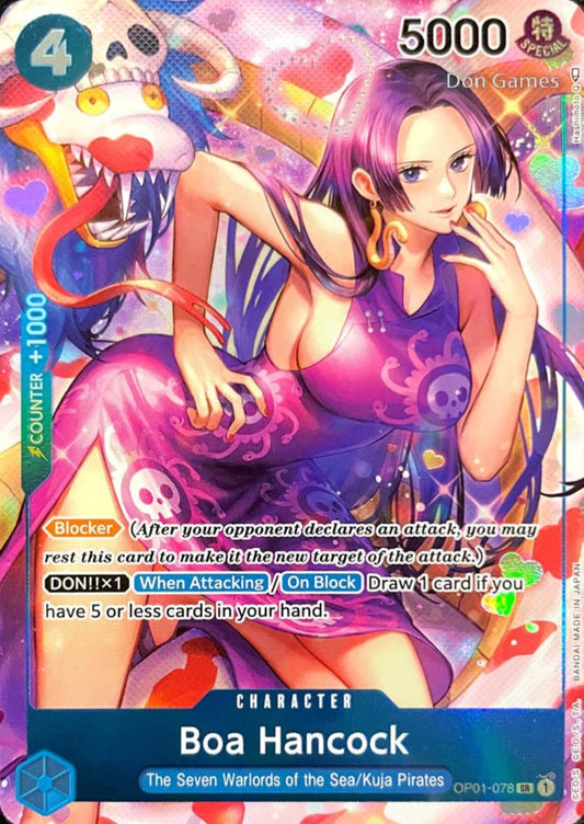 OP01-078 Boa Hancock Character Card Alternate Art