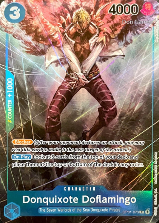 OP01-073 Donquixote Doflamingo Character Card Alternate Art