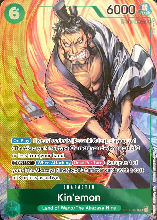 OP01-040 Kin'emon Character Card Alternate Art