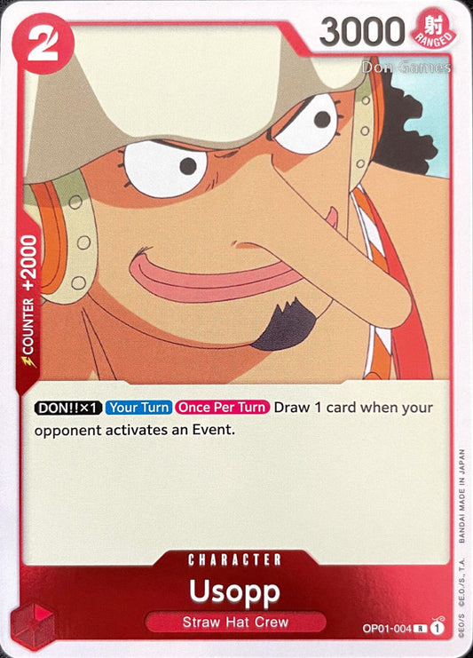 OP01-004 Usopp Character Card