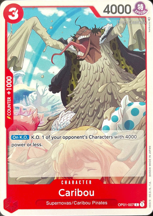 OP01-007 Caribou Character Card