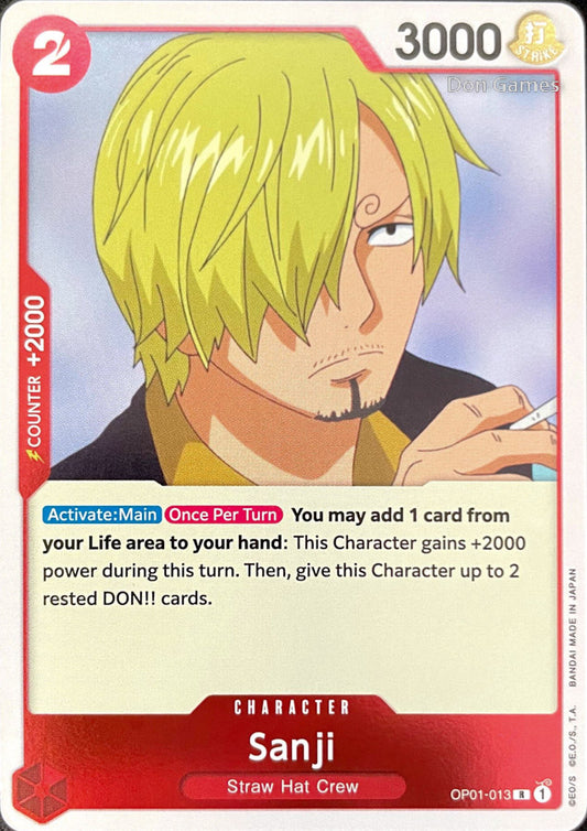 OP01-013 Sanji Character Card