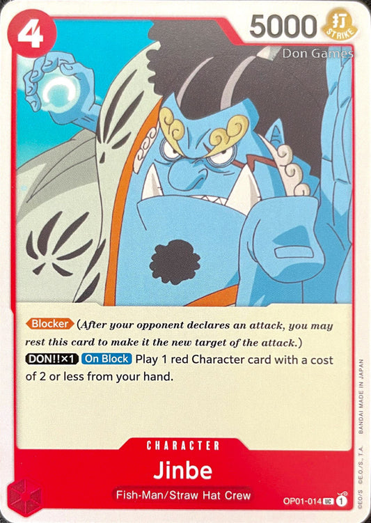 OP01-014 Jinbe Character Card