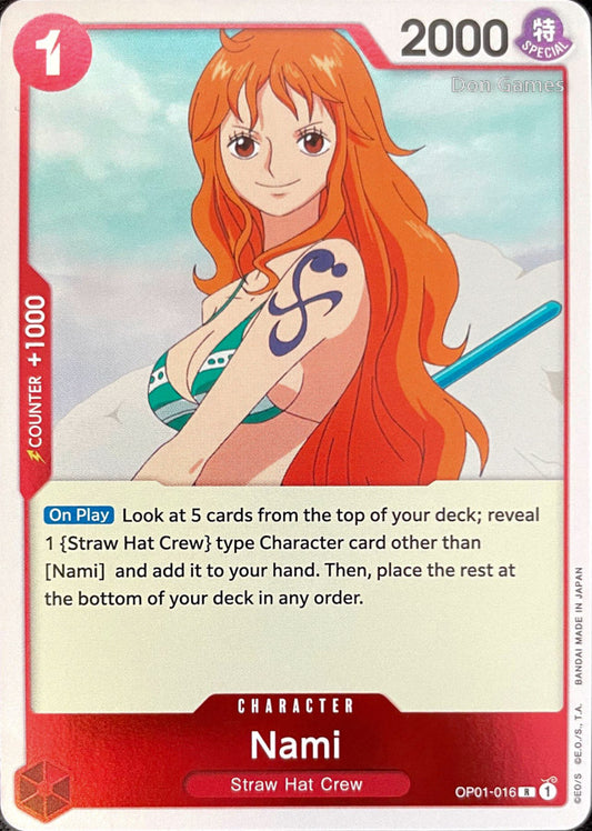 OP01-016 Nami Character Card