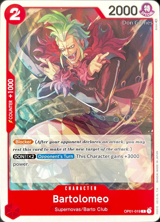 OP01-019 Bartolomeo Character Card