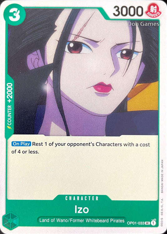 OP01-033 Izo Character Card