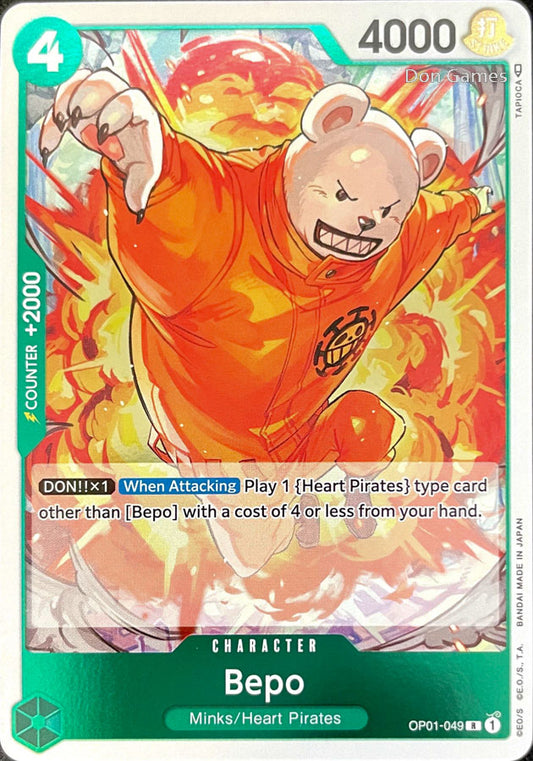 OP01-049 Bepo Character Card