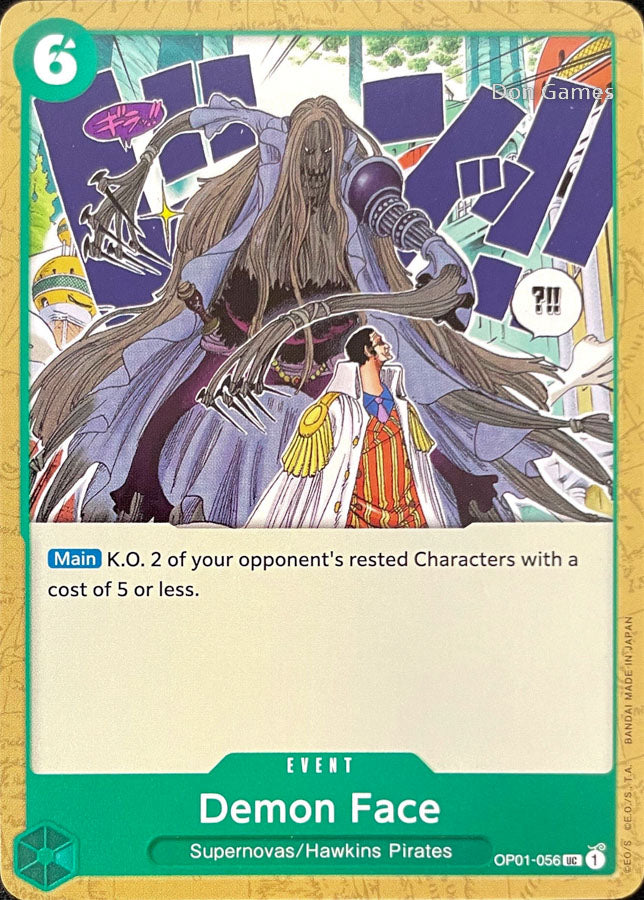 OP01-056 Demon Face Event Card