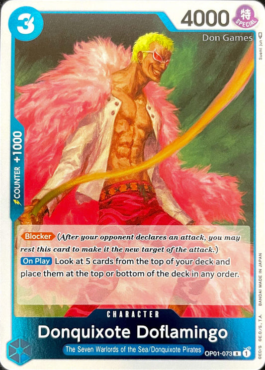 OP01-073 Donquixote Doflamingo Character Card