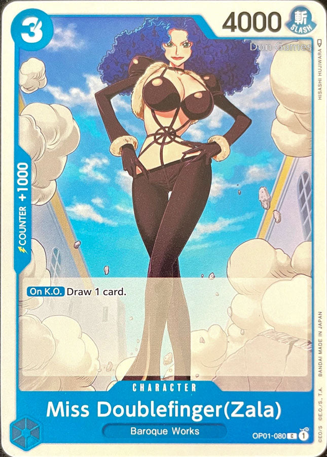 OP01-080 Miss Doublefinger (Zala) Character Card