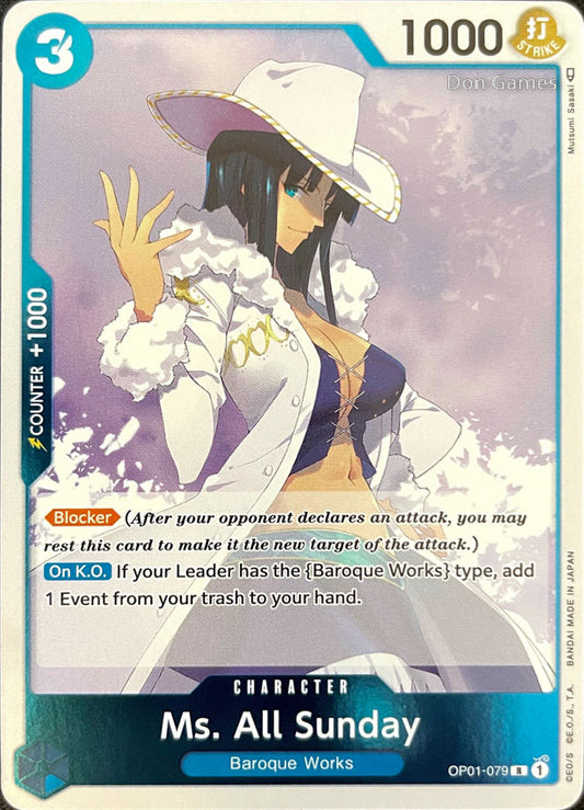 OP01-079 Ms. All Sunday Character Card