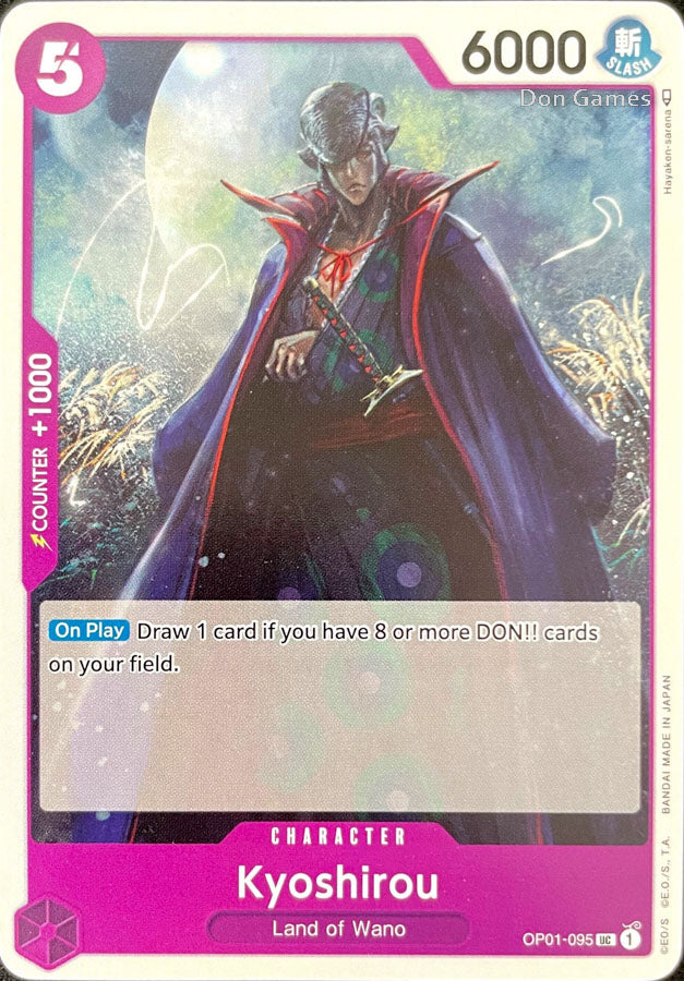 OP01-095 Kyoshirou Character Card