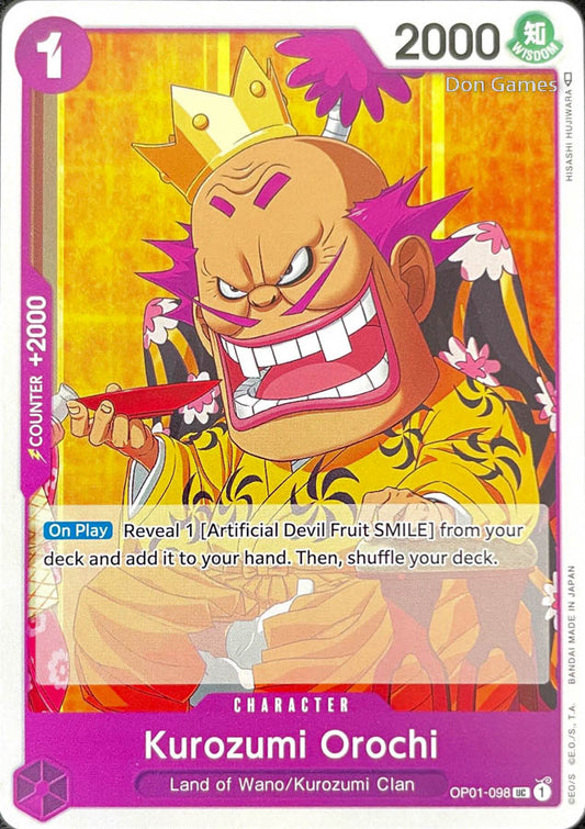 OP01-098 Kurozumi Orochi Character Card