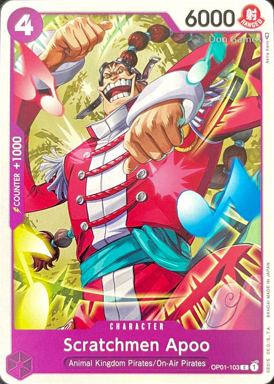 OP01-103 Scratchman Apoo Character Card