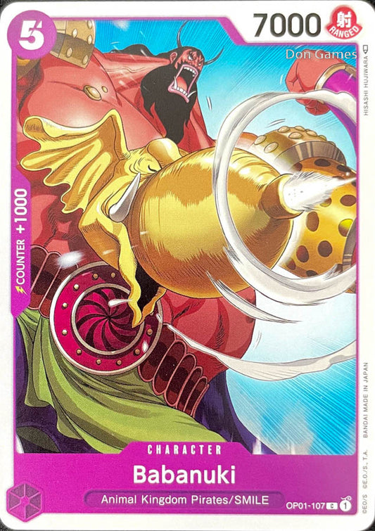 OP01-107 Babanuki Character Card