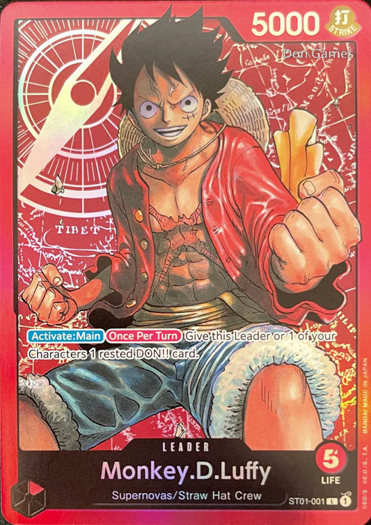 ST01-001 Monkey. D. Luffy Leader Card