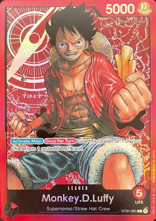 ST01-001 Monkey. D. Luffy Leader Card