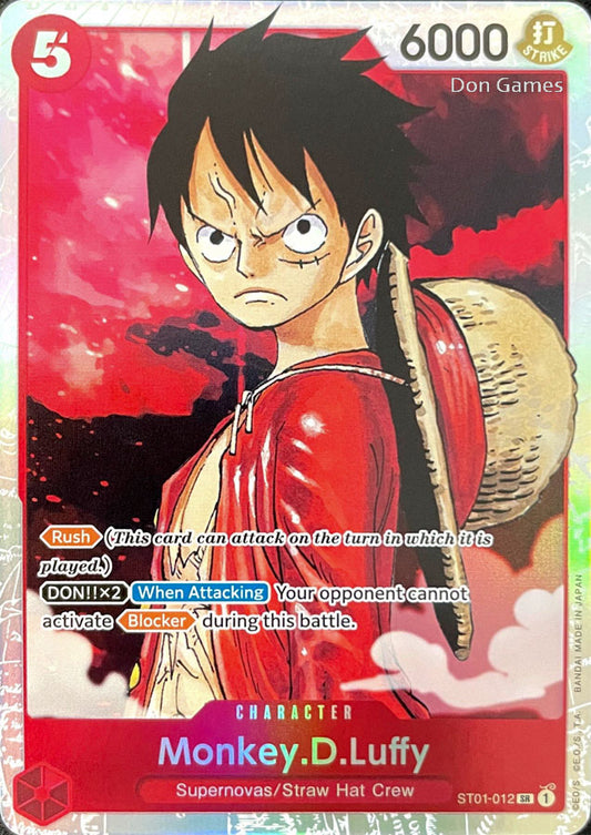 ST01-012 Monkey. D. Luffy Character Card