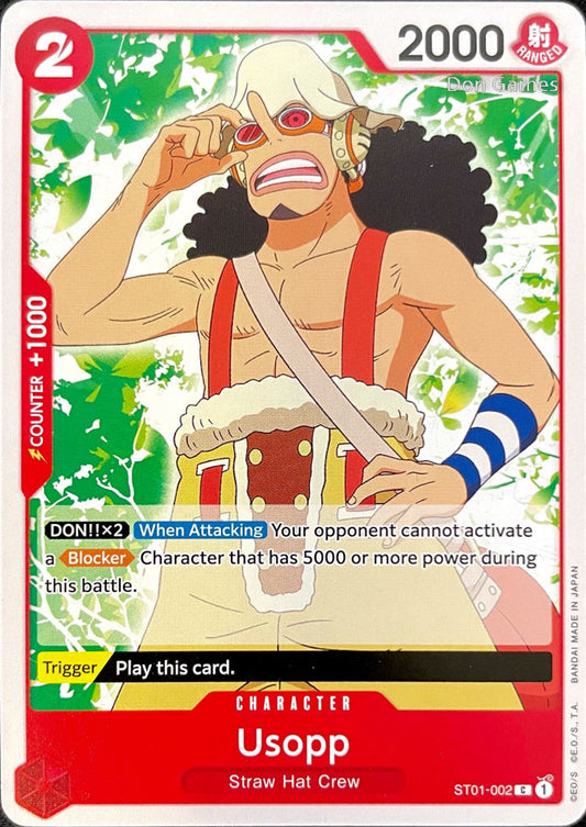 ST01-002 Usopp Character Card