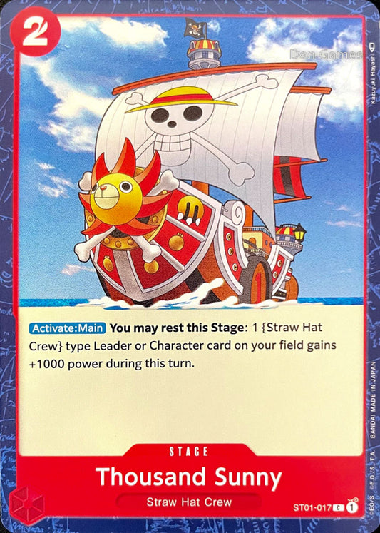 ST01-017 Thousand Sunny Stage Card