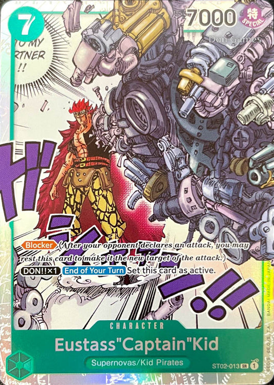 ST02-013 Eustass" Captain" Kid Character Card