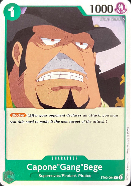 ST02-004 Capone" Gang" Bege Character Card