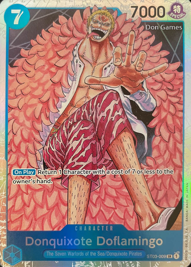 ST03-009 Donquixote Doflamingo Character Card