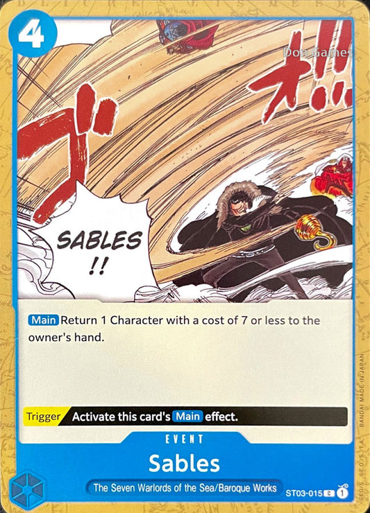 ST03-015 Sables Event Card