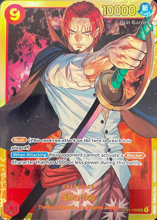 OP01-120 Shanks Character Card