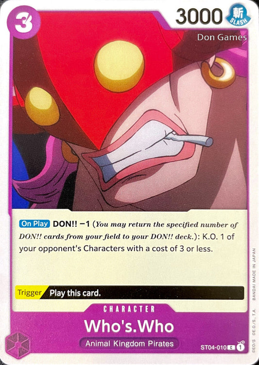 ST04-010 Who's. Who Character Card