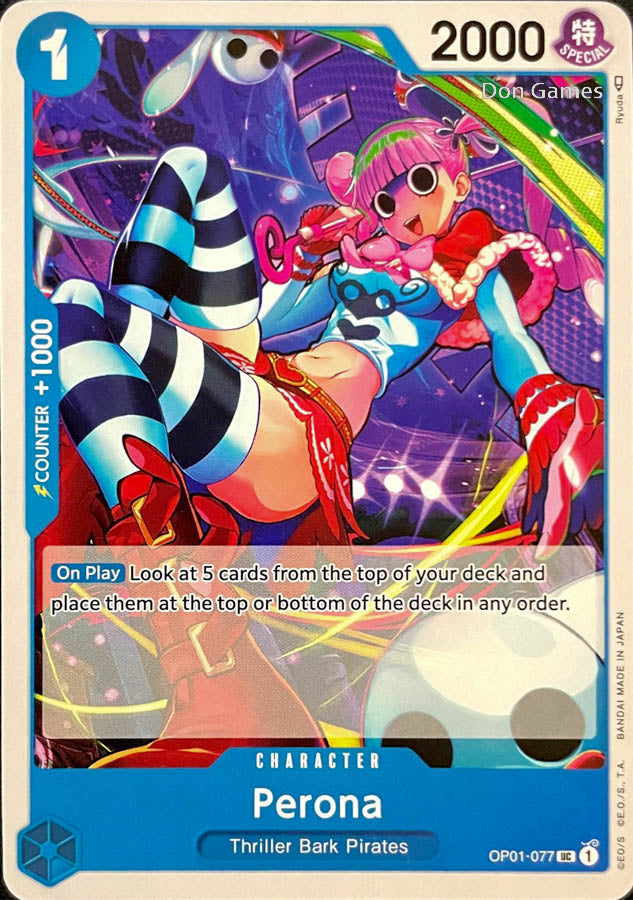 OP01-077 Perona Character Card