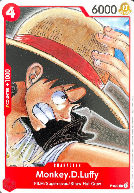 P-022 Monkey. D. Luffy Character Card Promo