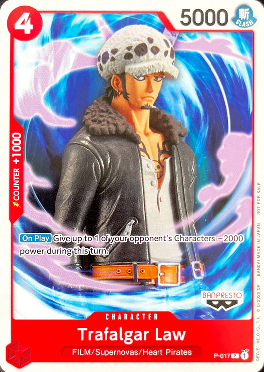 P-017 Trafalgar Law Character Card