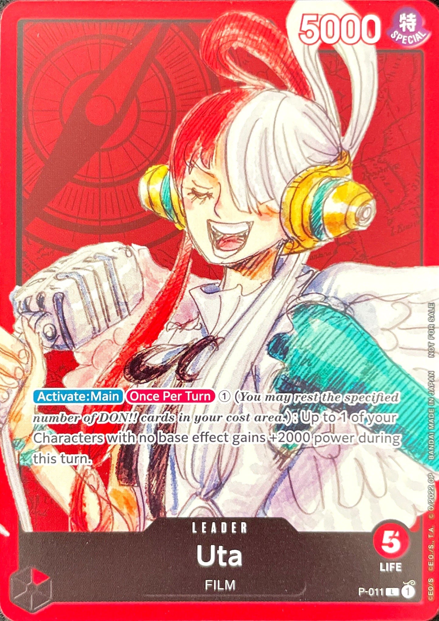 P-011 Uta Leader Card Promo