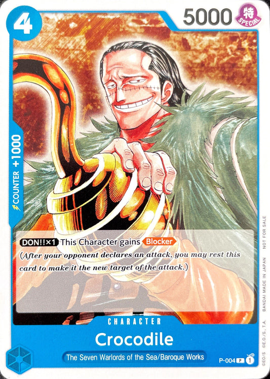 P-004 Crocodile Character Card Promo