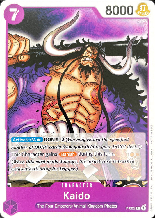 P-005 Kaido Character Card Promo