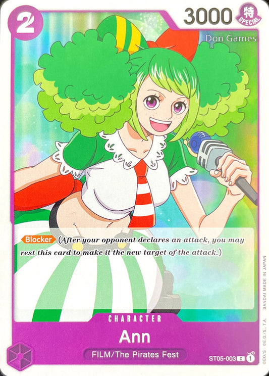 ST05-003 Ann Character Card