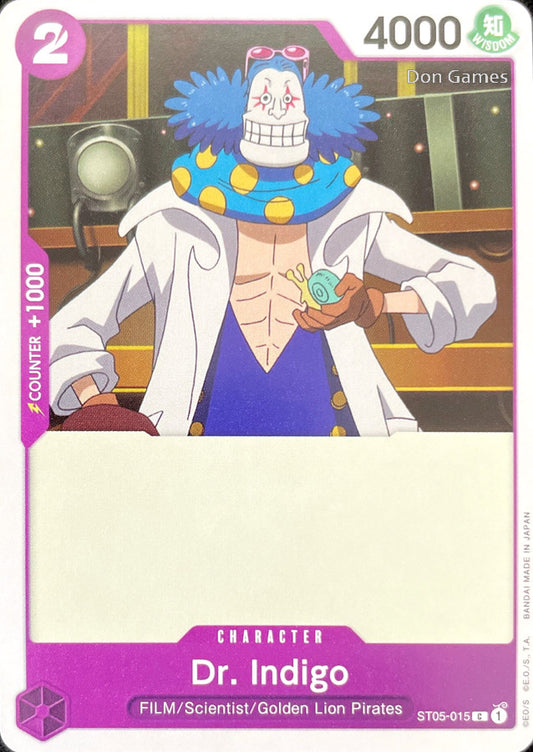 ST05-015 Dr. Indigo Character Card