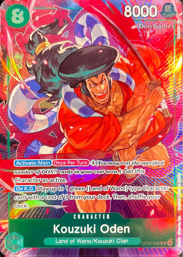 OP02-030 Kouzuki Oden Character Card Alternate Art