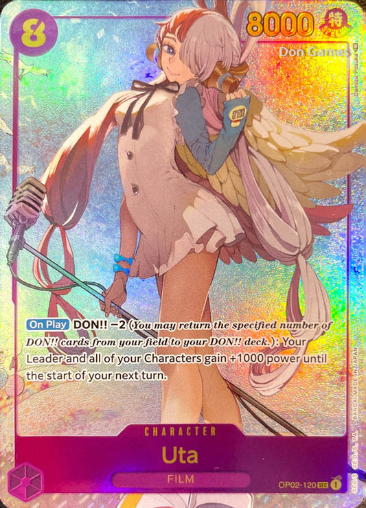 OP02-120 Uta Character Card Alternate Art