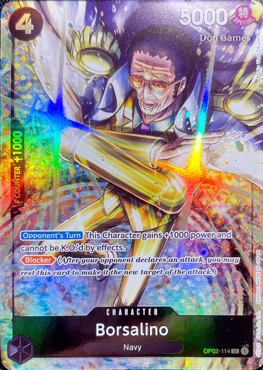 OP02-114 Borsalino Character Card Alternate Art