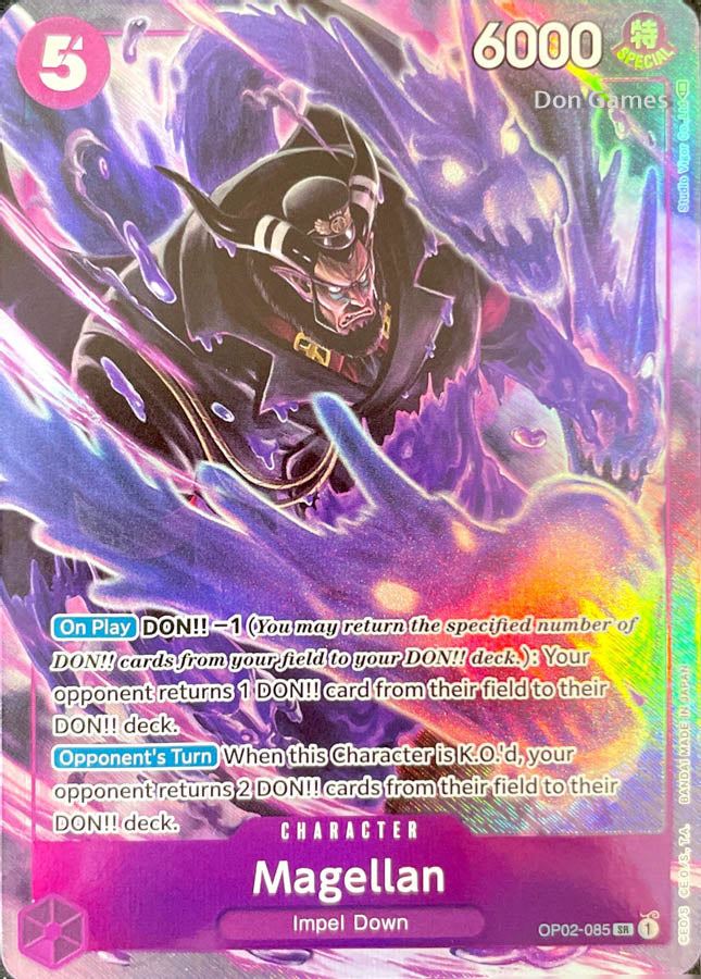 OP02-085 Magellan Character Card Alternate Art