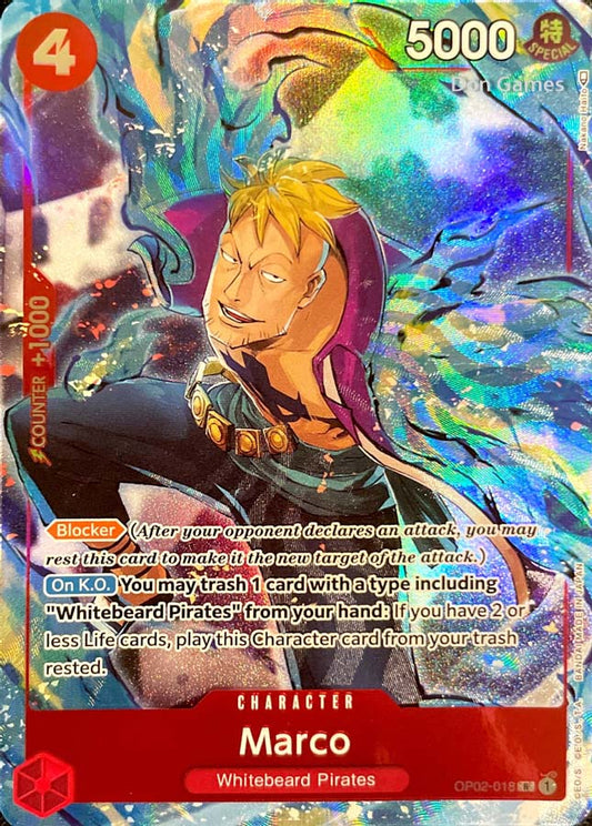 OP02-018 Marco Character Card Alternate Art