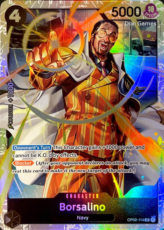 OP02-114 Borsalino Character Card