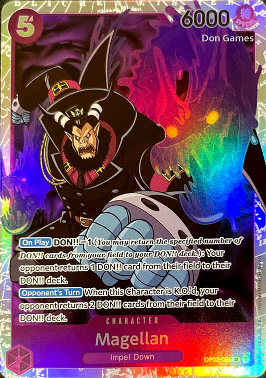 OP02-085 Magellan Character Card