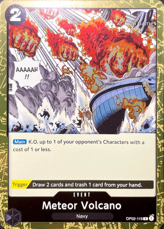 OP02-119 Meteor Volcano Event Card