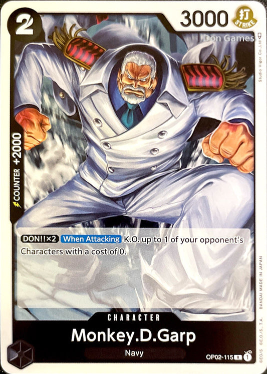 OP02-115 Monkey. D. Garp Character Card