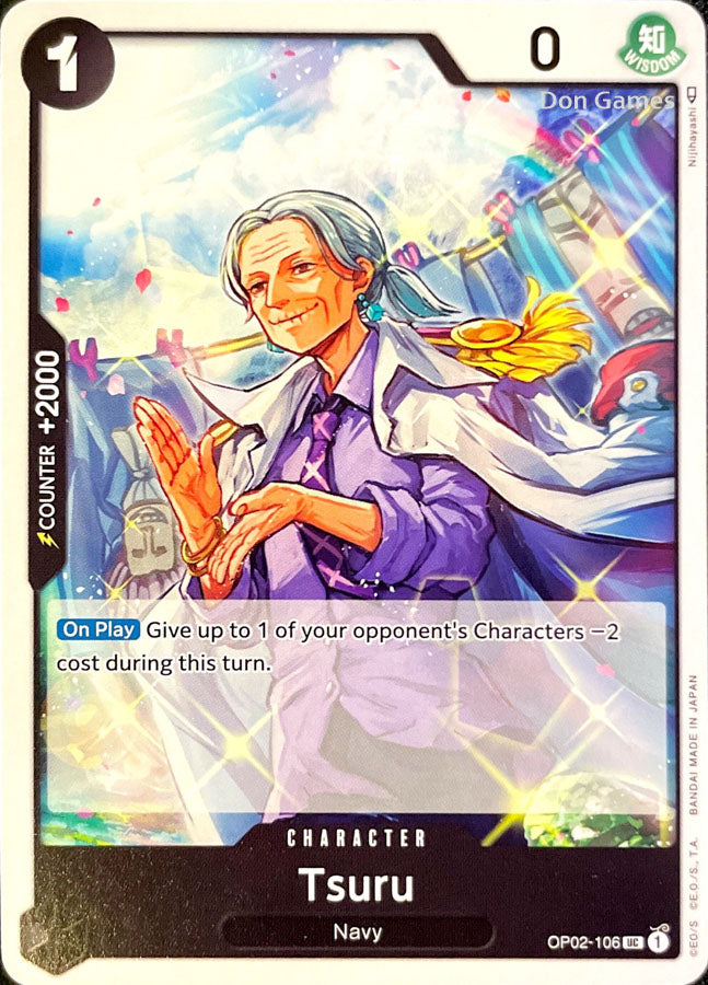 OP02-106 Tsuru Character Card