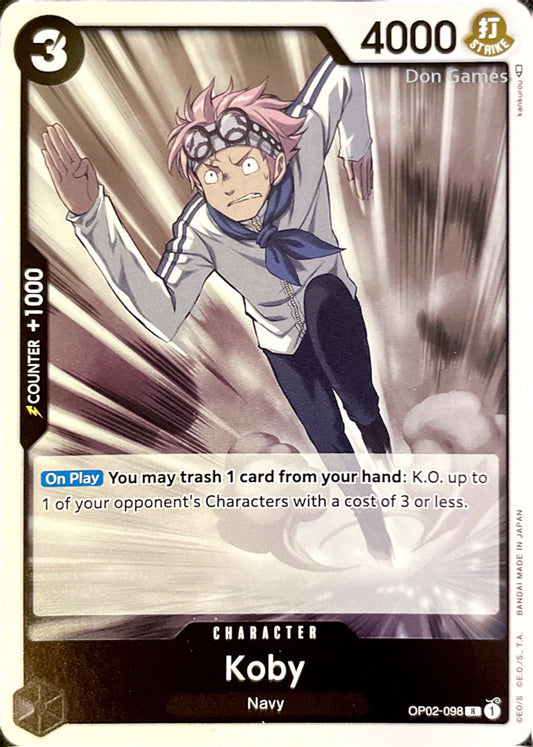OP02-098 Koby Character Card